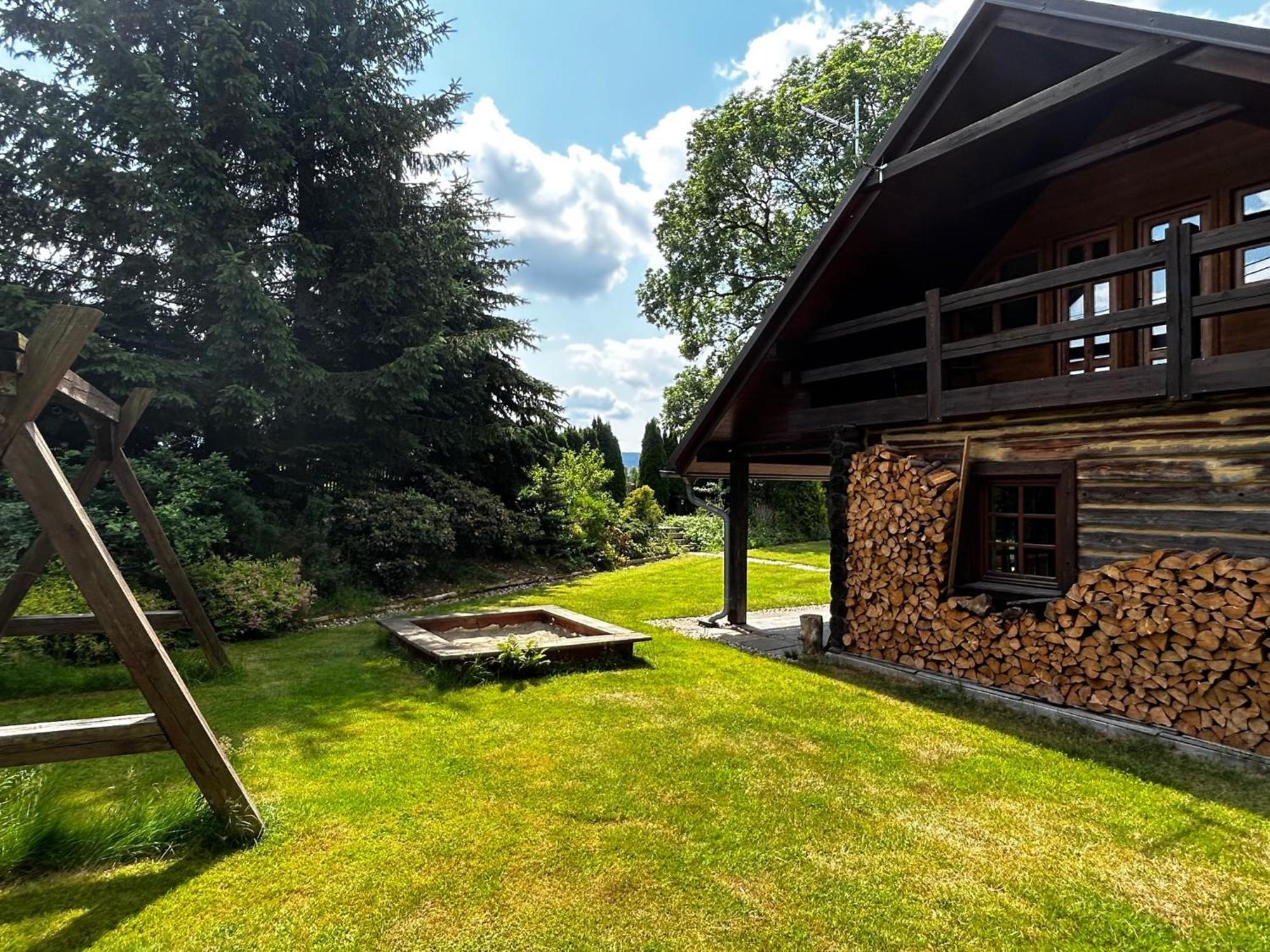 Log Cabin In Czech-Saxon Switzerland Sluknov Екстер'єр фото